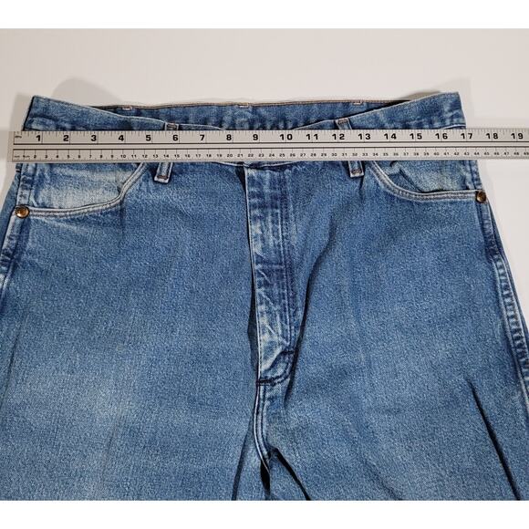 Wrangler Men's Straight Jeans - Blue - Picture 8 of 14